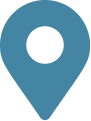 a blue location pin